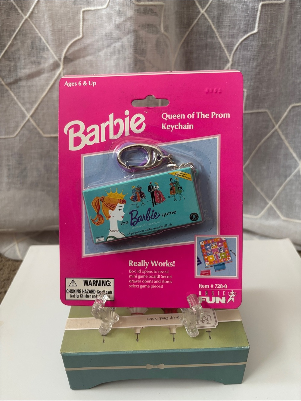 1999 Barbie Queen of the Prom Keychain by Basic Fun—Item #728-0